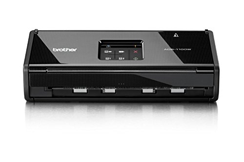 Image of Brother ADS-1100W Document Scanner | Compact | Wireless, PC Connected & Network | Desktop