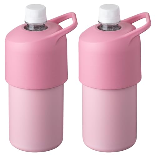 �A�g���X �y�b�g�{�g���z���_�[ 2�Z�b�g ���� 500ml 650ml �ۗ� �ۉ� �y�b�g�{�g���N�[���[ �^��f�M ������t�� �X�e�����X �y�b�g�{�g���J�o�[ �J���r�i �p�`�y�b�g�{�g���Ή� �{�g���C���{�g�� �s���N ABIB-C2PK2P