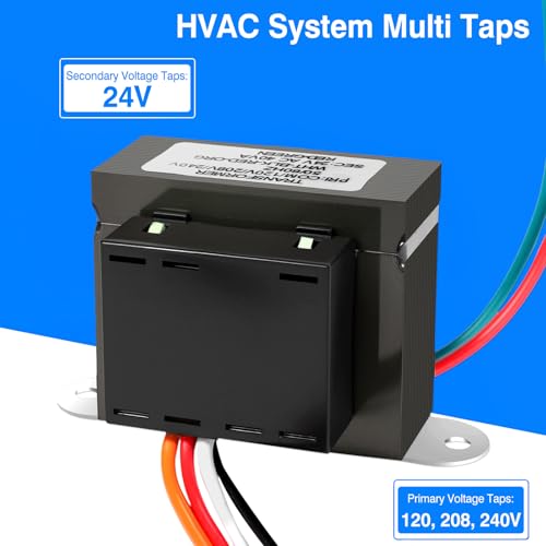 Transformateur de commande 24V 40VA multi-tap 120V 208V 240V pour CVC - 2