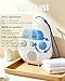Waterproof Shower Radio, Portable AM/FM Radio with Large Rotary Knobs for Easy Tuning, Splash Proof for Bathroom, Kitchen, Outdoor, Travel