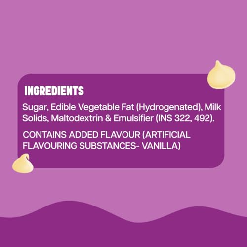Image of The Select Aisle's White Chocolate Chips - 150g [White Chocolate Chips | Compound Chocolate Chips for Cake Decorations | Choco Chips for Baking | White Choco Chips]