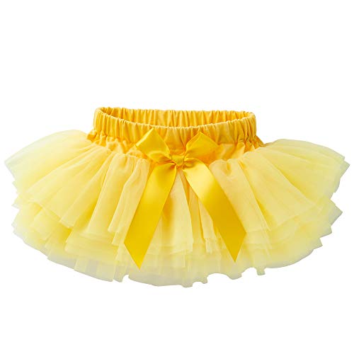 Image of Anbaby Baby Girls Soft Tutu Skirt Toddler Ruffled Pants Diaper Cover