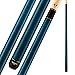 Viking Valhalla 2 Piece Pool Cue Stick VA103 (21oz, Blue)