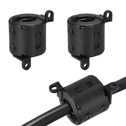 Reducción de interferencias con clip de ferrita de 19mm para cables de video