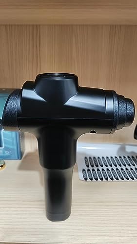 Foto von Massagepistole Massage Gun CARECJ Elektrisches Massagegerät Handmassagegerät bis zu 9600U/min mit 8 Massageköpfen und 32 Geschwindigkeiten für Nacken Schulter Tiefen (Schwarz1)