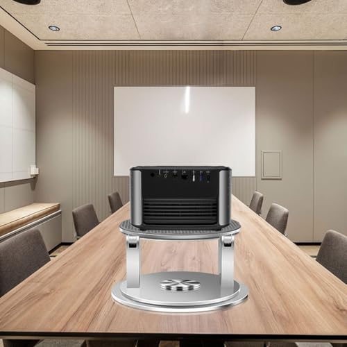 Soporte para proyector de metal resistente estante de mesa con base estable 5
