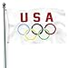 Olimpico USA Flag Banner Bandiere Nazionali Bar Eventi BBQ Decorazioni per Cricket Football Sports Fan Supporto Table Cover 3 * 5 Piedi