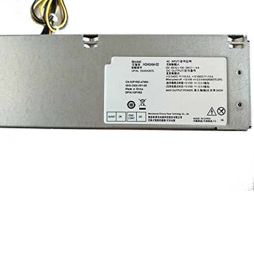 8Pin+4Pin 240 W Alimentazione compatibile HK340-86FP HU240AM-00 AC240EM-00 D240EPM-00 L240AM-00 L240EPM-00 H240AM-02 0M2WH per DELL OptiPlex 3040 3046 5040 7040 3250 T3420 V3650 V3653 V3656 MT - Alimentatore - Immagine 4