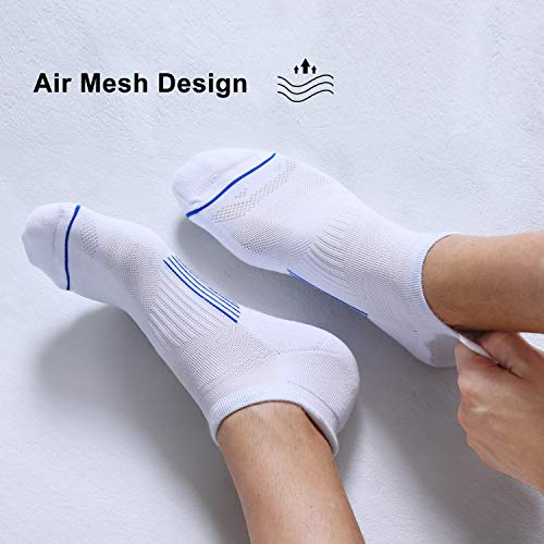 Fitrell 6 Pack Men'S Ankle Running Socks Low Cut Cushioned No Show Athletic Sports Socks thumb #2