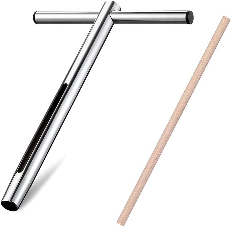 Soil Sample Probe 12 Inch with T Handle, Soil Sampler Tool, Soil Test Kit, Soil Probe for Soil Sampling Plant Care Lawn Garden Farm