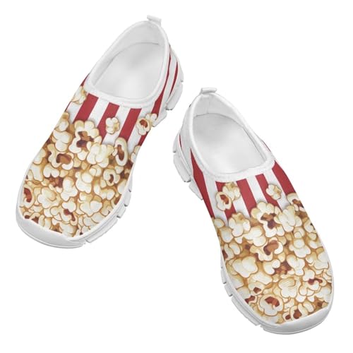 Cute Slip-On Walking Shoes for Children Soft Casual Flat Non-Slip Shoes Low-Top Outdoor Sneakers Boys Girls US Size 11-153