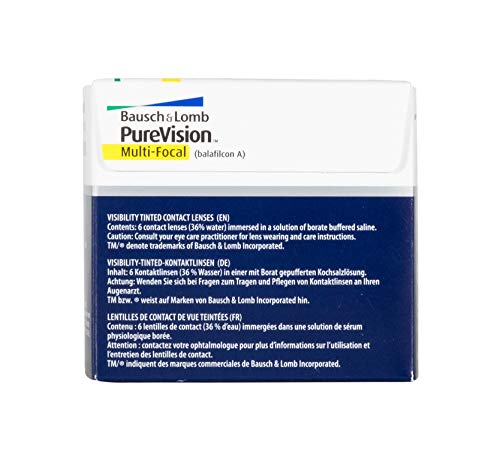 Multifokale Kontaktlinsen Bausch + Lomb Purevision Multifocal Monatslinsen