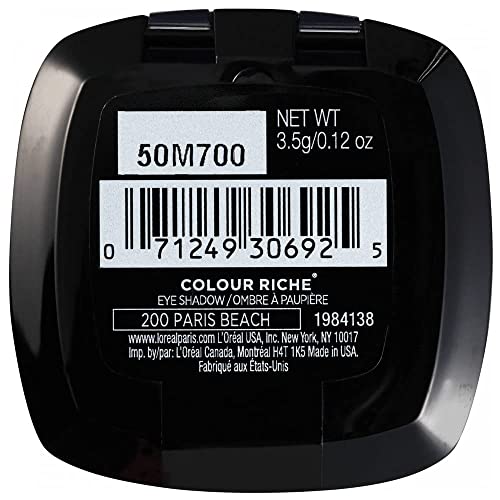 L’oréal Paris Cosmetics Colour Riche Monos Eyeshadow, Paris Beach, 0.12 Oz. #TOP5