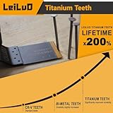 5 Pcs Oscillating Tool Blades LEILUO Titanium Oscillating Multitool Blades for Hard Material Metal Nails Wood Oscillating Saw Blade fit Dewalt Rockwell Milwaukee Makita Ryobi - Image 6