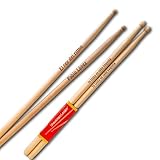 Baquetas de batería personalizadas, Para batería acústica, percusión, tambor, formato 5A / 5B / 7A. Palos hechos de madera de arce. Baquetas personalizadascon tu texto o nombre drumsticks