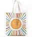 Zeghk Sunshine Gifts Canvas Tote Bag for Women, Kids tote Bag,Reusable Grocery, Sunshine Gifts Shopping Bag, Birthdays Gift for Women Holiday