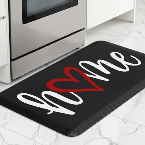 HappyTrends Kitchen Mat Cushioned Anti-Fatigue Rug Non-Slip Kitch...