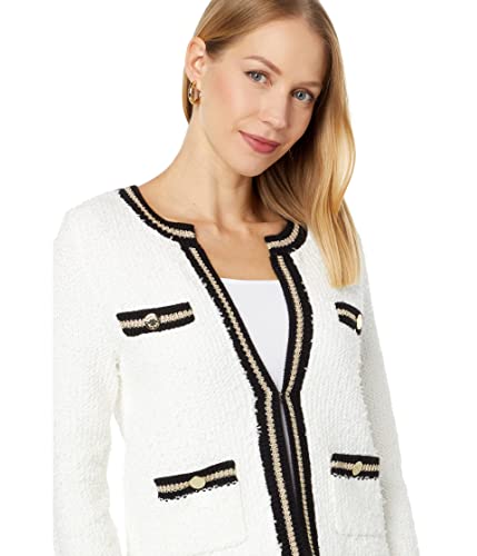 Lilly Pulitzer Nalayna Cardigan Coconut Sm #TOP29