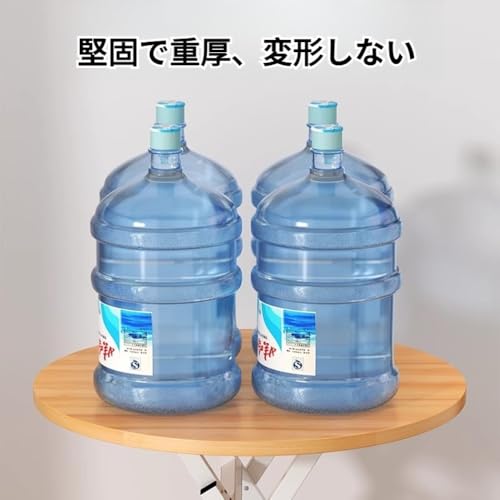 zomeru 丸い天板、個別の丸テーブル、傷や摩耗に強く、レストランのダイニングテーブルに適しています。木製の丸い形状、北欧スタイル、DIYコーヒーテーブル、レジャーや食事に使用できます。 (B,70cmデスクトップ) [5]