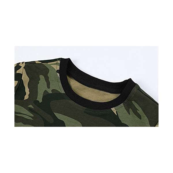 Mud Kingdom Little Boys Jogger Sets Long Sleeve Camo Gray Casual Size 6 - Image 4