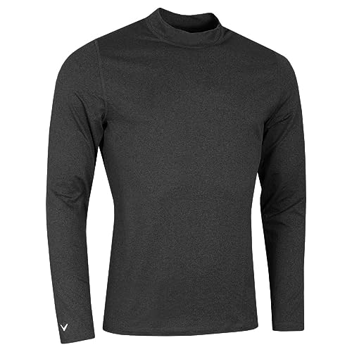Callaway Golf Mens Crew Neck Baselayer - Ebony Heather - M