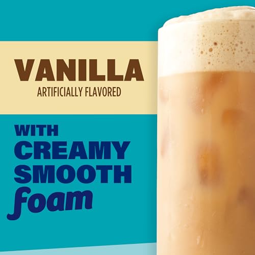 image for Maxwell House Iced Vanilla Latte with Foam All in One Drink Mix, 5.92 