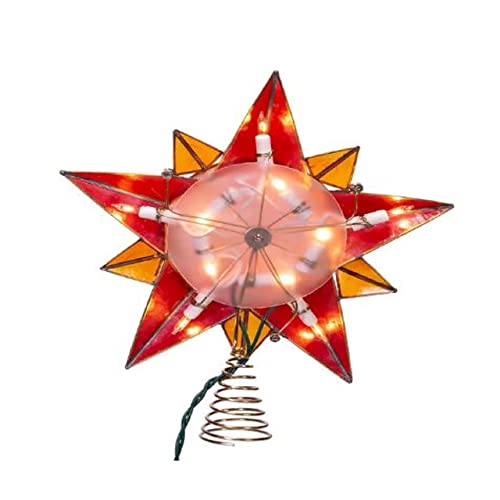 Elvis Presley 10-Light Elvis Capiz Star Treetop Tree Topper, Multi #TOP2