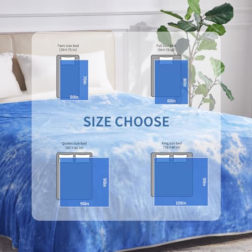 Image of Guohaoi Cooling Blanket for Hot Sleepers and Night Sweats 60 inchx90 inch Full Size