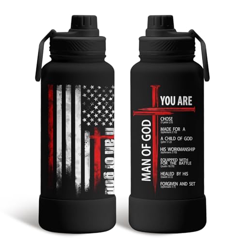 Man of God 34oz Insulated Travel Tumbler