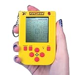 PAC-MAN Mini Arcade Keychain with LCD Screen & Directional Controls. Original PAC-MAN Gameplay & Sounds. Classic Retro Pocket Game, Portable Handheld Keyring Game for Kids & Adults.