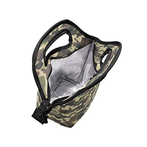 My Daily Lancheira Clássica Camuflagem Reutilizável Isolada Escolar Lancheira Para Mulheres Crianças