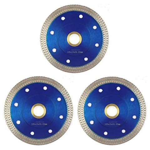 4 Inch Tile Blade,Stylish Y&I Porcelain Blade Super Thin Ceramic Diamond Saw Blades for Grinder Dry or Wet Tile Cutter Disc with Adapter 7/8",20mm,5/8 Inch Abor 3pcs Cover