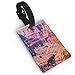 Produktbild Lovely Travel Secure Luggage Tags for suitcases, Grand Canyon In Arizona with Base Elevations North American Sublime Tribal Landscape,Handbag Tag Labels ID