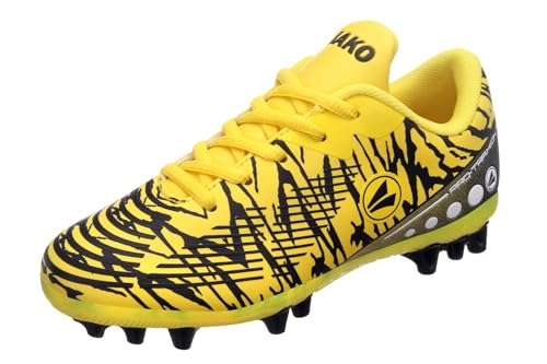 Chaussures de football JAKO J-SFG crampons sport taille 43 jaune fluo noir jais