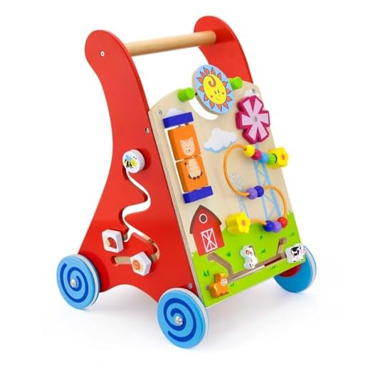 Viga Leksaker – löparvagn – röd