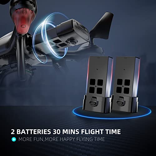 Cheerwing U59 Drone With Camera 4K For Adults, 2.4G Rc Quadcopter 5G Wifi Fpv Live Video Drones,Gps Auto Return,Altitude Hold,Follow Me,2 Batteries #TOP6
