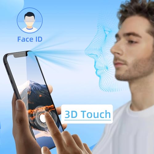 for iPhone XR Screen Replacement COF 6.1 inch LCD Display 3D Touch Screen Digitizer Frame Assembly with Repair Tools Kit for A1984, A2105, A2106, A2108 with Waterproof Adhesive Tempered Glass - Thumbnail 3