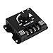LED Dimmer Controller, 12V-24V 30A PWM Dimming Controller Adjustable Brightness Led Switch Dimmer Controller Manual for Strip Light Single Color