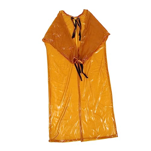 Tofficu Splash Elastic Smock Overalls for Stone Factory Acid Resistant Workwear Long Sleeve Reusable Protective Apron for Chemical and Slaughterhouse Use