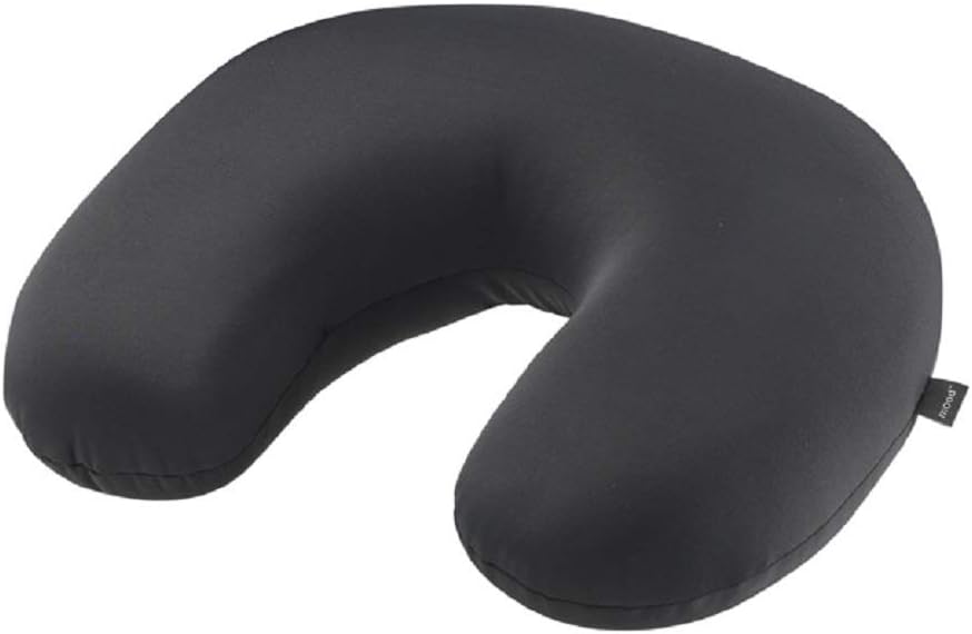 Lewis N. Clark Mood Neck Pillow, Microbead Pillows, Airplane Pillow and Cervical Neck Pillow for Kids + Adults, Travel Pillow with Neck Support, Charcoal : Home & Kitchen