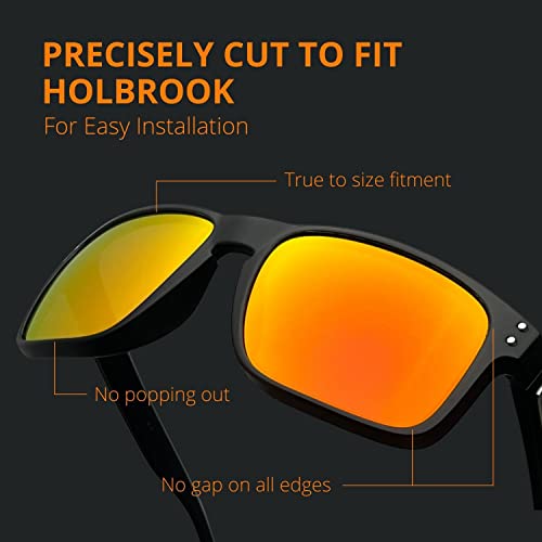 Image of Dynamix Polarized Replacement Lenses for Oakley Holbrook OO9102 | Easy To Install | Fit Perfectly