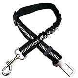 YIUWOD Ceinture Securite ChienVoiture - CeintureVoitureChien - Harnais VoitureChien - Applicable à CeintureDe SéCurité DeVoiture pour ToutChien, Longueur RéGlable