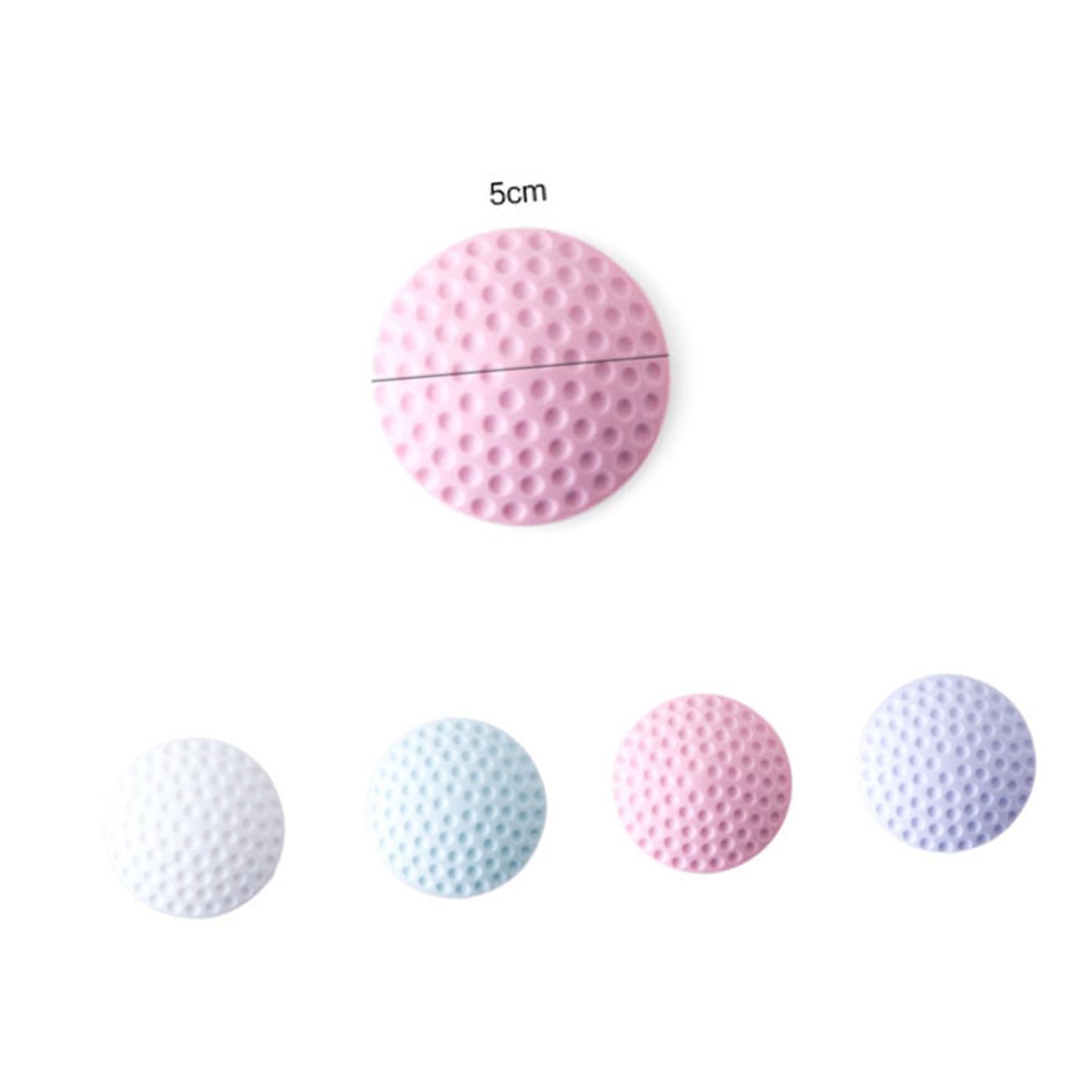 HAPINARY 4pcs Wall Crash Pad Thickening Mute Door Rear Anti-Collision Pad Rubber Absorbers Noise Reduction Door Handle Lock Safety