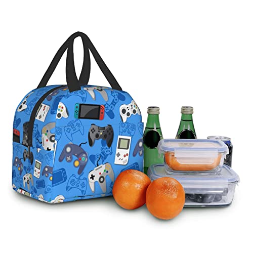 Game Portable Lunch Tote Bag Reusable Lunch Box For Men And Women Perfect For Camping/Hiking/Picnic/Beach/Travel #TOP7