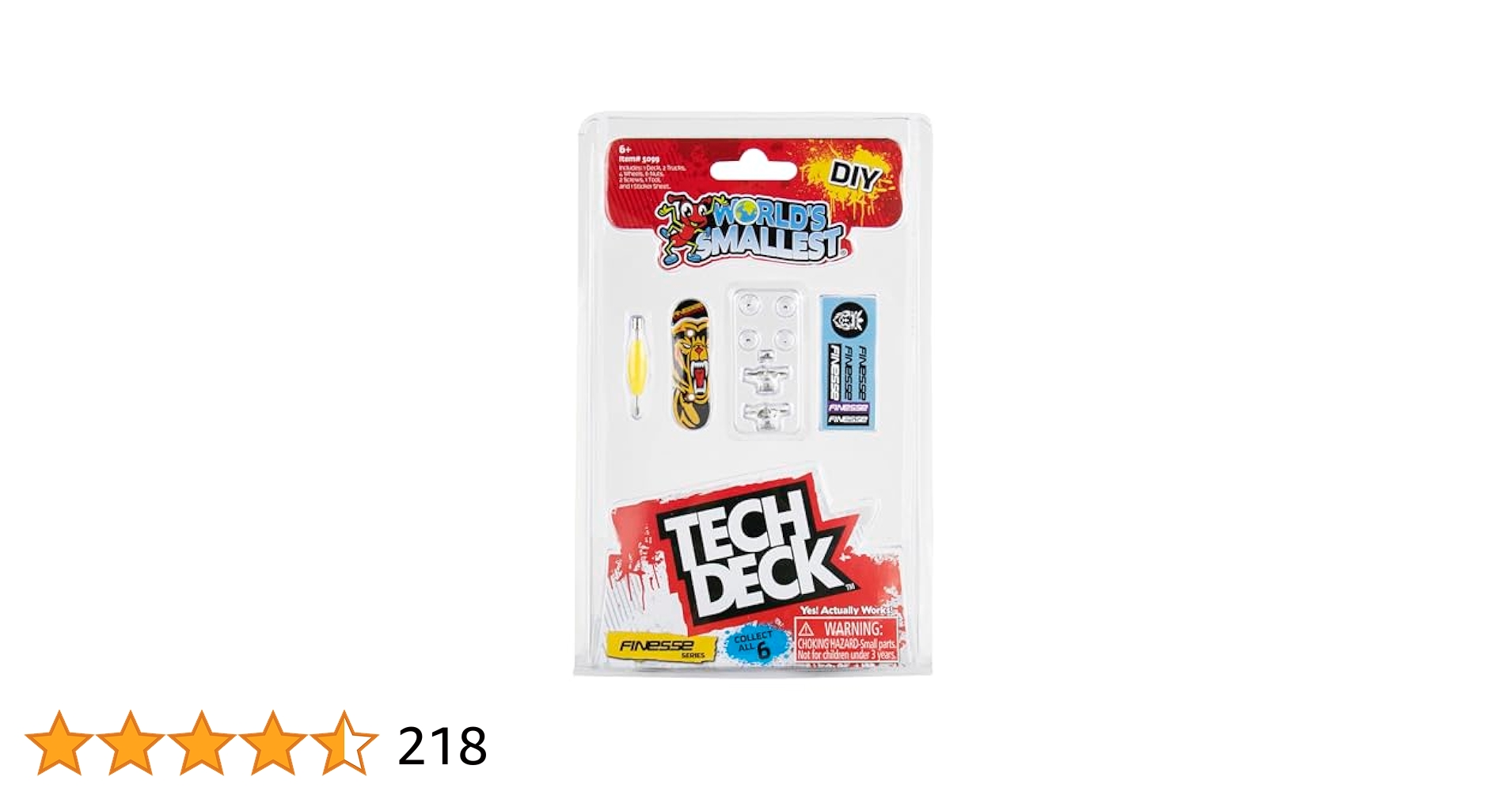 Amazon | World's Smallest Tech Deck, Miniature | フィンガー