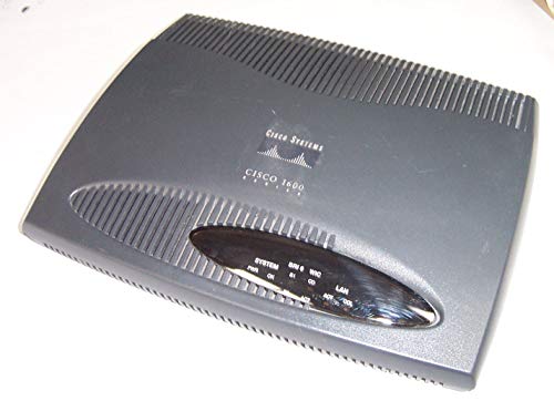 Cisco 1603-R – Router (Poder, 8 MB, 0-40 °C, 0-85%, 283 x 220 x 57 mm) (Reacondicionado)