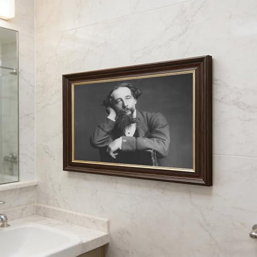 Impression toile Charles Dickens mur vide solution déco cadre 20x30 cm - 5