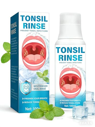 Tonsil Stone Remover, Natural Ingredients Mouthwash to Help Soothe Tonsils,