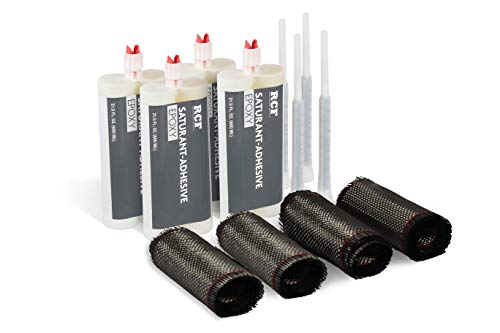 Corner Crack Repair Kit - RCF-CNR Repair Kit For Foundation, Wall, Basement, Pool, Concrete & Crack Repair