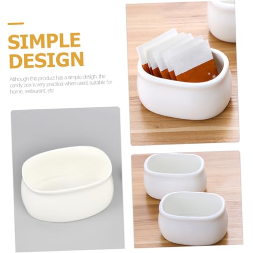 Sucriers en céramique blanche : la solution propre pour servir ketchup et moutarde - 5